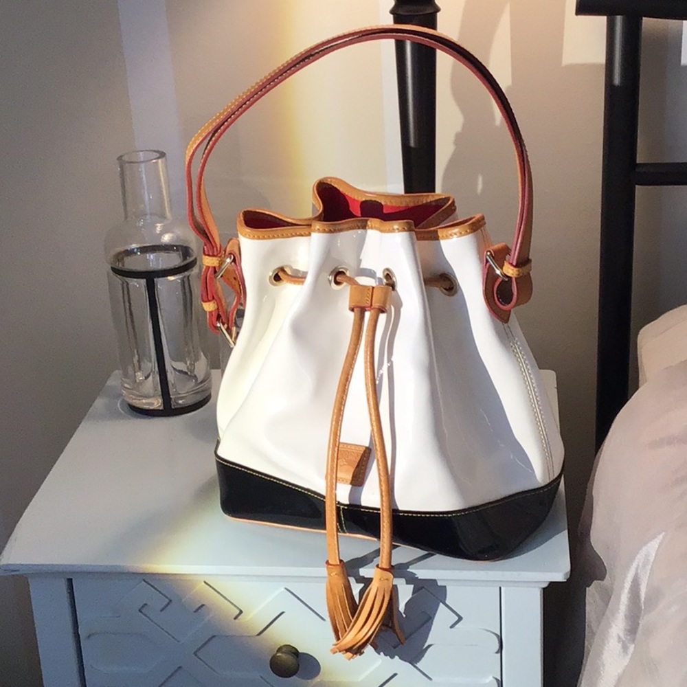 Dooney & Burke Draw String Bucket Bag